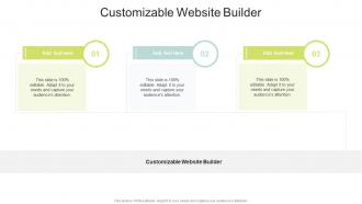 Customizable Website Builder In Powerpoint And Google Slides Cpb