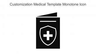 Customization Medical Template Monotone Icon In Powerpoint Pptx Png And Editable Eps Format