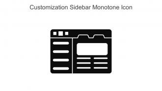 Customization Sidebar Monotone Icon In Powerpoint Pptx Png And Editable Eps Format