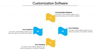 Customization software ppt powerpoint presentation professional mockup cpb