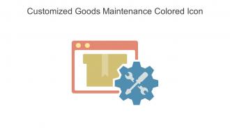 Customized Goods Maintenance Colored Icon In Powerpoint Pptx Png And Editable Eps Format
