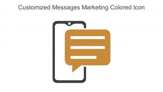 Customized Messages Marketing Colored Icon In Powerpoint Pptx Png And Editable Eps Format