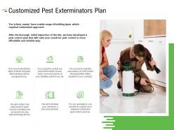 Customized pest exterminators plan ppt powerpoint presentation styles templates