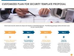 Customized plan for security template proposal ppt powerpoint presentation styles graphic images