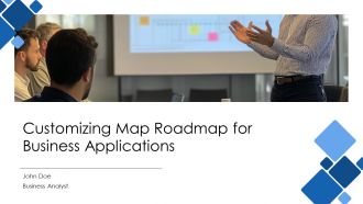 Customizing Map Roadmap For Business Applications PPT Designs AT