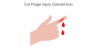 Cut Finger Injury Colored Icon In Powerpoint Pptx Png And Editable Eps Format