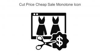 Cut Price Cheap Sale Monotone Icon In Powerpoint Pptx Png And Editable Eps Format
