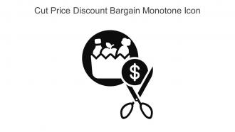 Cut Price Discount Bargain Monotone Icon In Powerpoint Pptx Png And Editable Eps Format