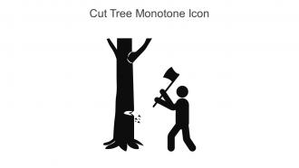 Cut Tree Monotone Icon In Powerpoint Pptx Png And Editable Eps Format