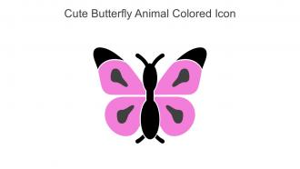 Cute Butterfly Animal Colored Icon In Powerpoint Pptx Png And Editable Eps Format