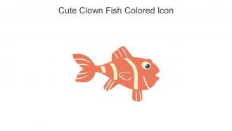 Cute Clown Fish Colored Icon In Powerpoint Pptx Png And Editable Eps Format