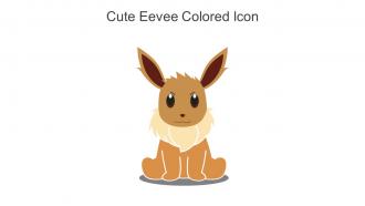 Cute Eevee Colored Icon In Powerpoint Pptx Png And Editable Eps Format