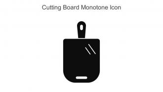 Cutting Board Monotone Icon In Powerpoint Pptx Png And Editable Eps Format