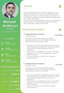 Cv format with personal details and professional skills