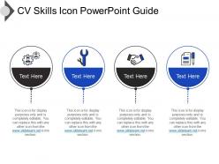 Cv Skills Icon Powerpoint Guide