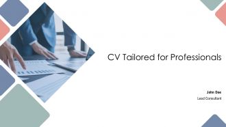 CV Tailored For Professionals PPT Information AT