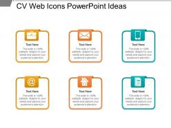 Cv Web Icons Powerpoint Ideas