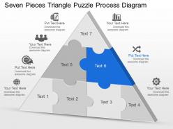 6587869 style puzzles triangular 7 piece powerpoint presentation diagram infographic slide