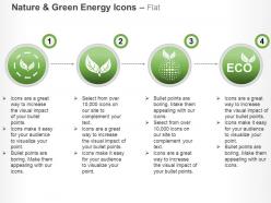 Cx green energy icons with nature protection and ecology ppt icons graphics
