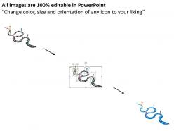 18009150 style circular zig-zag 6 piece powerpoint presentation diagram infographic slide