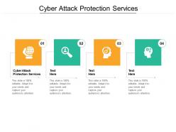 Cyber attack protection services ppt powerpoint presentation pictures rules cpb