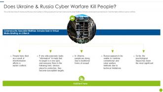 Cyber Attacks On Ukraine Does Ukraine And Russia Cyber Warfare Kill People
