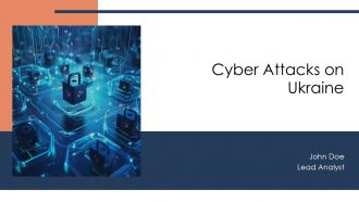 Cyber Attacks On Ukraine PPT Example AT