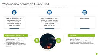 Cyber Attacks On Ukraine Weaknesses Of Russian Cyber Cell