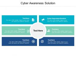 Cyber awareness solution ppt powerpoint presentation file layout cpb