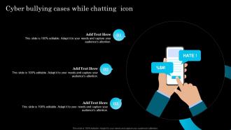 Cyber Bullying Cases While Chatting Icon