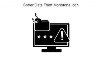 Cyber Data Theft Monotone Icon In Powerpoint Pptx Png And Editable Eps Format