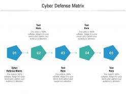 Cyber defense matrix ppt powerpoint presentation pictures designs download cpb