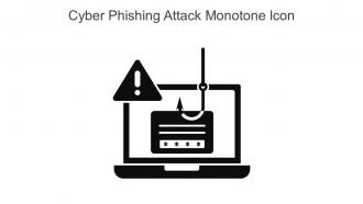Cyber Phishing Attack Monotone Icon In Powerpoint Pptx Png And Editable Eps Format