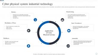 Cyber Physical System Industrial Technology