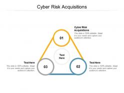 Cyber risk acquisitions ppt powerpoint presentation layouts visuals cpb