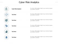 Cyber risk analytics ppt powerpoint presentation pictures graphics cpb