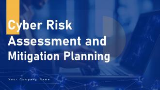 Cyber Risk Assessment And Mitigation Planning Complete Deck