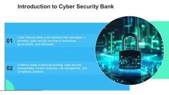 Cyber Scurity Bank Powerpoint Presentation And Google Slides ICP Image Appealing