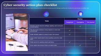 Cyber Security Action Plan Checklist
