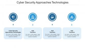 Cyber Security Approaches Technologies In Powerpoint And Google Slides Cpb