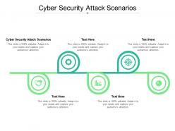 Cyber security attack scenarios ppt powerpoint presentation layouts clipart images cpb