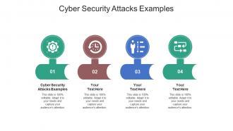 Cyber security attacks examples ppt powerpoint presentation infographics examples cpb