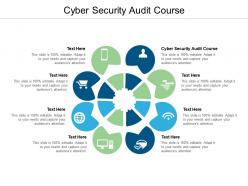 Cyber security audit course ppt powerpoint presentation ideas pictures cpb