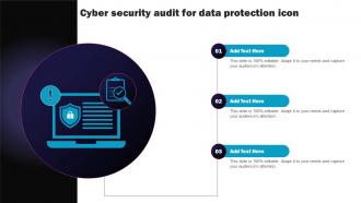 Cyber Security Audit For Data Protection Icon