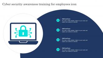 Cyber Security Awareness Training For Employees Icon