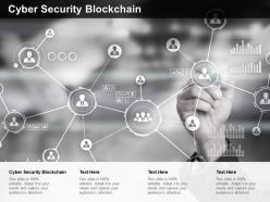 Cyber security blockchain ppt powerpoint presentation professional templates cpb