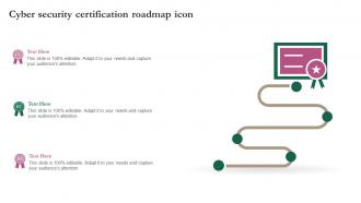 Cyber Security Certification Roadmap Icon