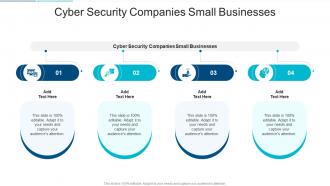 Cyber Security Companies Small Businesses In Powerpoint And Google Slides Cpb