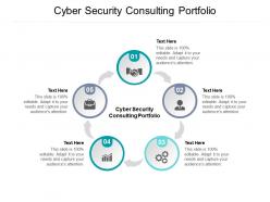 Cyber security consulting portfolio ppt powerpoint presentation inspiration information cpb
