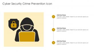 Cyber Security Crime Prevention Icon